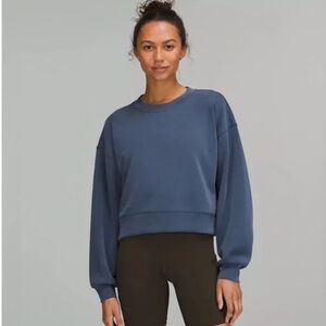 Lululemon softstreme perfectly oversized cropped crew